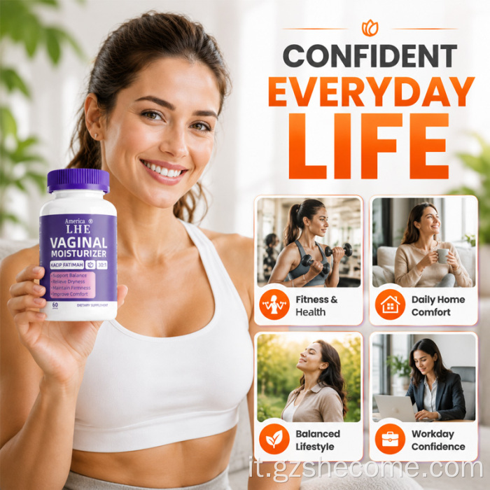 Capsule umidificanti vaginali Salute riproduttiva femminile